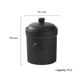 BIA Coffee Canister Matte Black