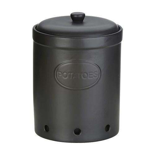 BIA Potato Storage Jar Matte Black