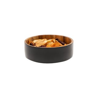 Eclipse Medium Bowl In Black And Acacia D200 X H60mm