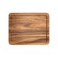 Eclipse Large Board With Groove In Black And Acacia 355 X 280 X 20mm