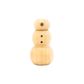 Snowman Salt / Pepper Mill - Natural 150mm