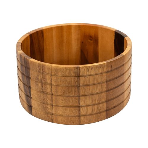 Extra Large Straight Sided Bowl In Acacia