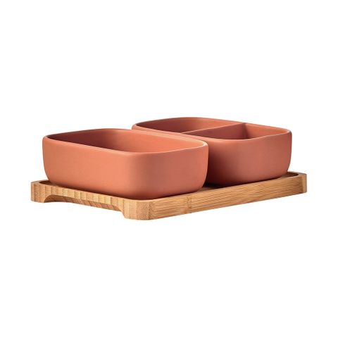 BIA Share Rectangular Bowls Terracotta