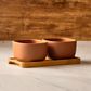 BIA Share Square Bowls Terracotta