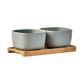BIA Share Square Bowls Grey