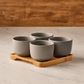 BIA Share Round Bowls Grey