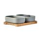 BIA Share Rectangular Bowls Grey