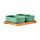 BIA Share Rectangular Bowls Green