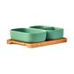 BIA Share Rectangular Bowls Green