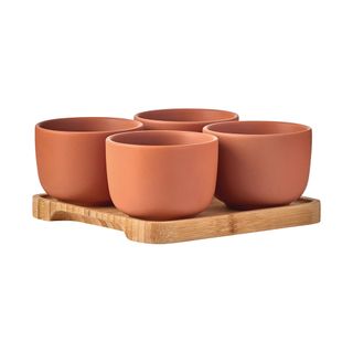 BIA Share Round Bowls Terracotta