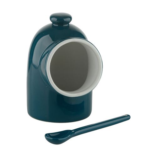 BIA Scoop! Salt Pig & Spoon Teal