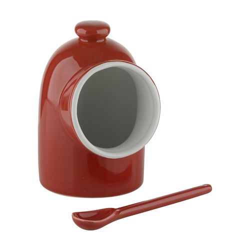 BIA Scoop! Salt Pig & Spoon Red