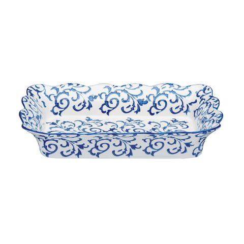 BIA Heritage Rectangular Roaster Blue