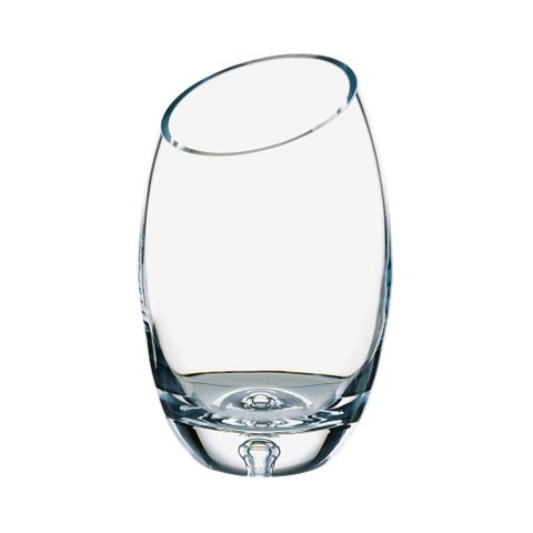 Dornberger Bubble Base Bias Cut Vase