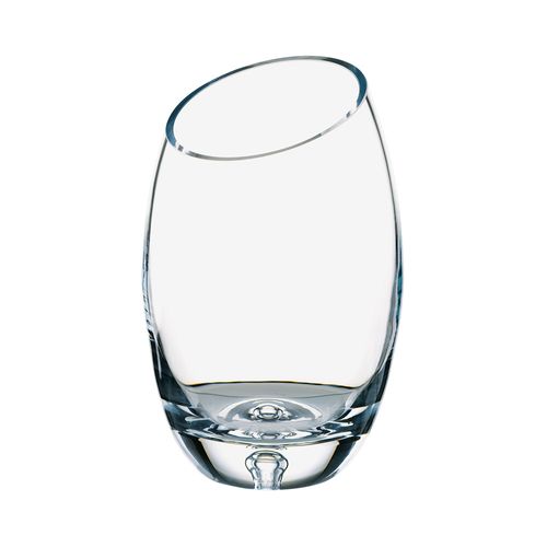 Dornberger Bubble Base Bias Cut Vase