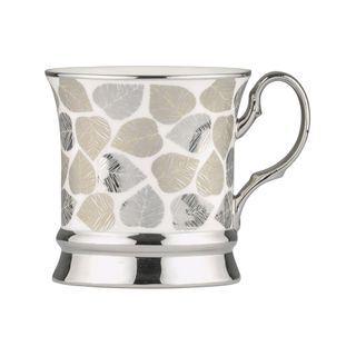 BIA Leaf Mug Platinum Set Of 4