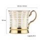BIA Vine Mug Gold Set Of 4
