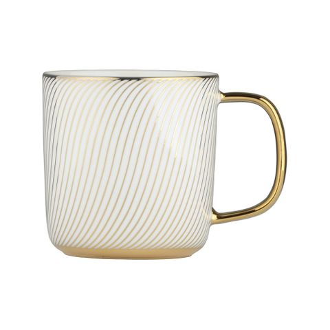 BIA Swirl Mug Gold Set Of 4
