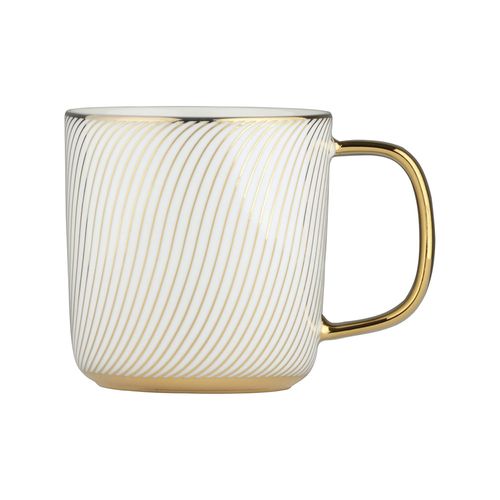 BIA Swirl Mug Gold Set Of 4