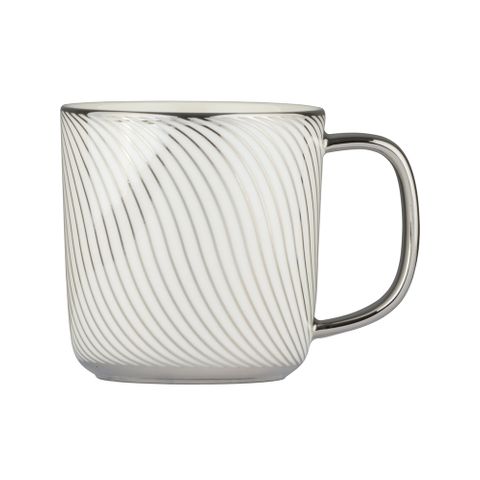 BIA Swirl Mug Platinum Set Of 4