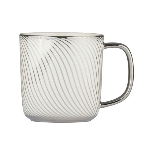 BIA Swirl Mug Platinum Set Of 4