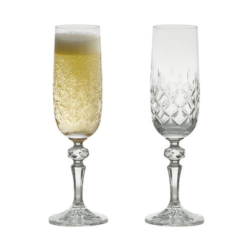 Dornberger Dorchester Champagne Flutes Fully Cut