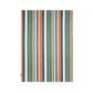 Striped Recycled Cotton Set Of 2 Tea Towels - Teal