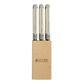 Laguiole Steak Knife Block Set 6 Ivory