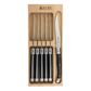 Laguiole Steak Knife Set 6 Black