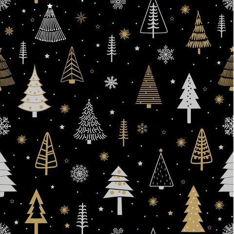 Luncheon - Glittery Trees