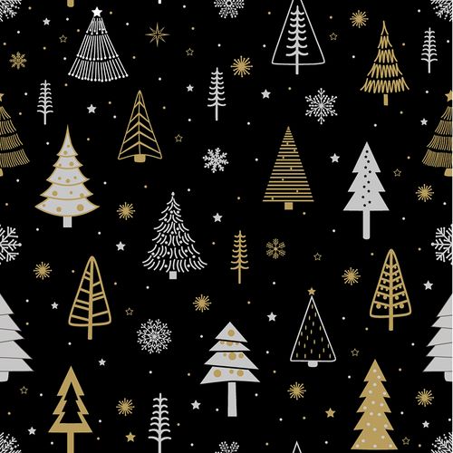 Luncheon - Glittery Trees