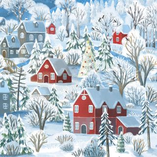 Luncheon - Red Winter Village