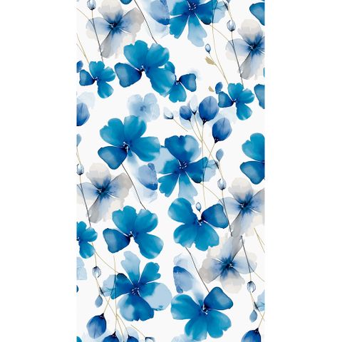 Guest Towel - Everbloom Blue