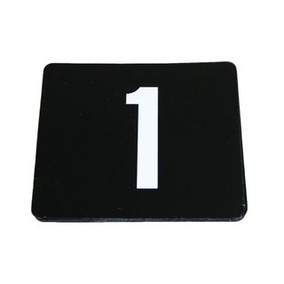 Table Number Set 1-25 Black