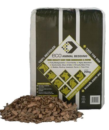 ECO Animal Bedding Bale 20kg Cardboard