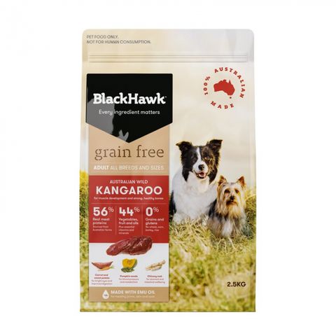 BLACKHAWK Grain Free Kangaroo 2.5kg