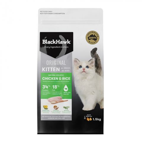 BLACKHAWK Kitten Chicken/Rice 1.5kg