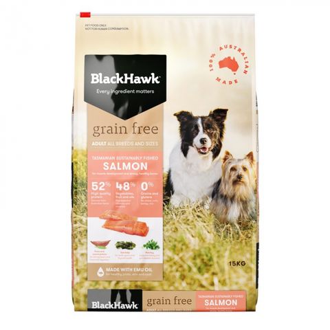 BLACKHAWK Grain Free Salmon 15kg