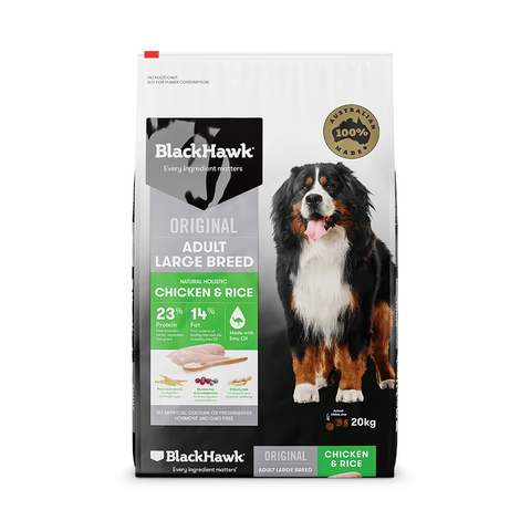 BLACKHAWK Dog Adult Large Breed Chicken/Rice 20kg