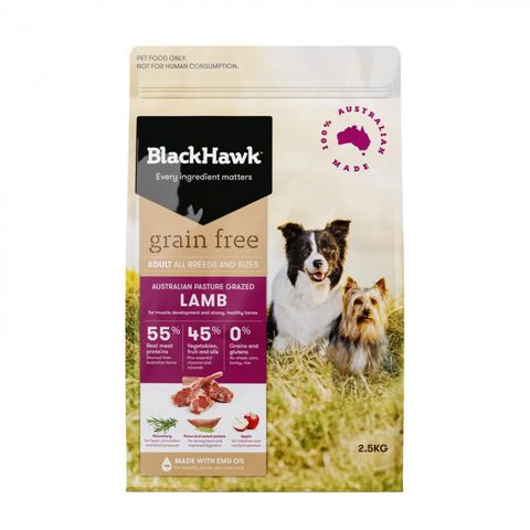 BLACKHAWK Grain Free Lamb 2.5kg