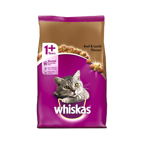 WHISKAS Vita Bites Beef Lamb and Vegetables 12kg  (48)