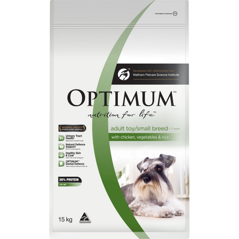 OPTIMUM Dog Adult Small Breed Chicken Rice and Vegetables 15kg