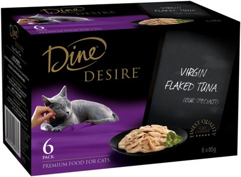 DINE Desire 4x(6x85g)  Virgin Flaked Tuna   (273922)