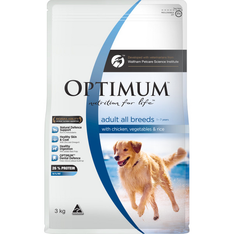 OPTIMUM Dog Chicken Vegetables Rice 3kg