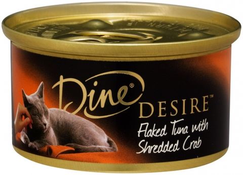 DINE Desire 24x85g   Flaked Tuna Shrd Crab   (255066)