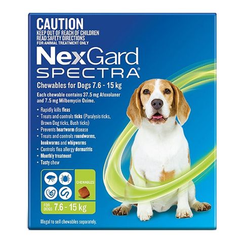 NEXGARD Spectra 7.6 -15kg 6Pk