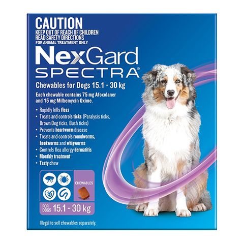 NEXGARD Spectra 15.1-30kg 6Pk