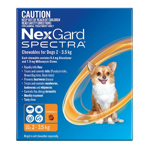 NEXGARD Spectra 2-3.5kg 6Pk DNO