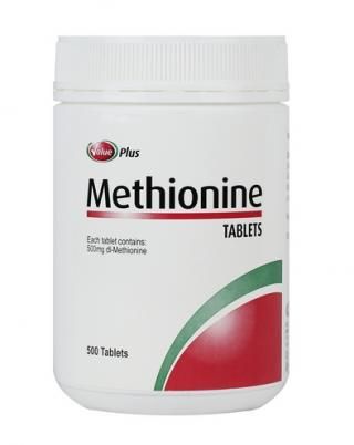 VALUE PLUS Methionine Tablets 500 Tabs