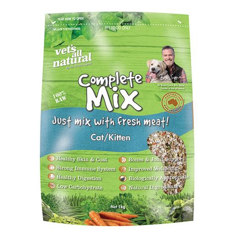 Complete Mix Cat 1kg Vets All Natural